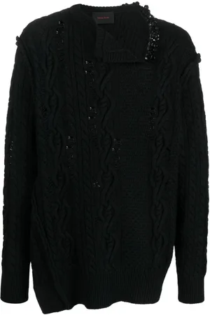 Simone Rocha Bead-embellished merino jumper