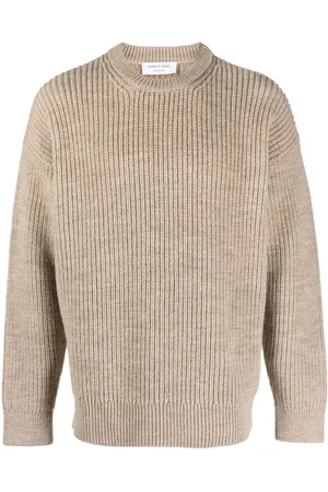 Marine Serre Ribbed-knit wool jumper