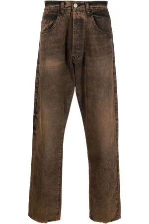 ARIES Batten acid-wash jeans