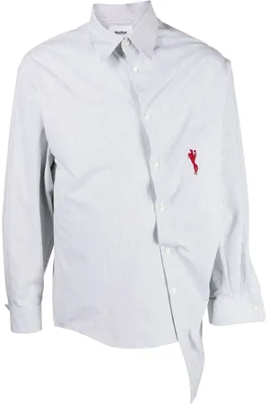 DOUBLET Logo-embroidered cotton shirt