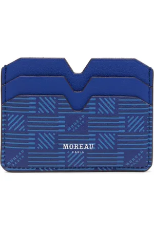 MOREAU Monogram-print leather cardholder