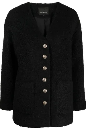 tout a coup V-neck drop-shoulder jacket