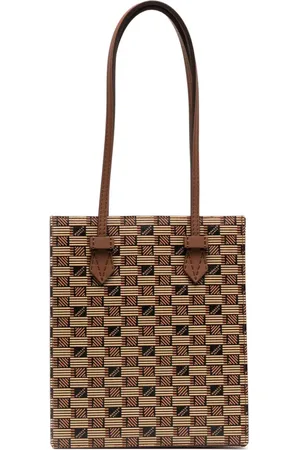 MOREAU Monogram-print leather tote