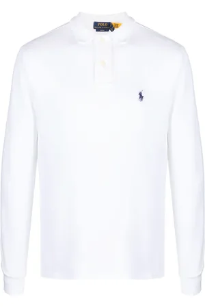Ralph Lauren Polo Pony-embroidered long-sleeve polo shirt