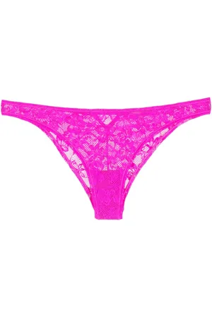 FLEUR DU MAL Le Stretch lace cheeky briefs