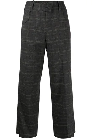 JNBY Plaid cropped trousers