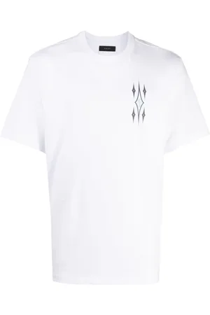 AMIRI Argyle-print cotton T-shirt