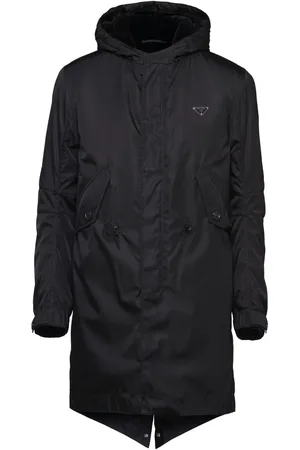 Prada Re-Nylon hooded parka coat