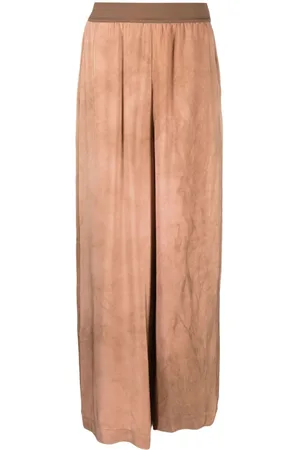 UMA WANG Elasticated waistband wide-leg trousers
