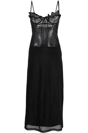 Y / PROJECT Wire mesh slip dress