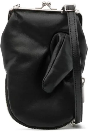YOHJI YAMAMOTO Thumb-slot leather crossbody bag