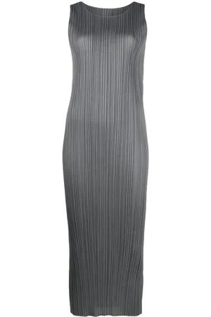 PLEATS PLEASE ISSEY MIYAKE Pleated sleeveless dress