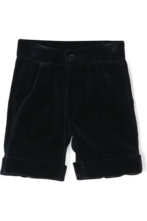 LA STUPENDERIA Pinched velvet shorts