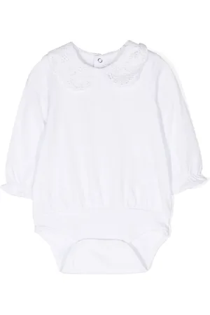 Tartine Et Chocolat Broderie-anglaise bib-collar bodysuit