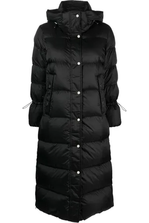 MOORER Padded feather-down coat