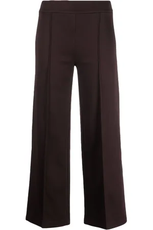 SEMICOUTURE Roma decorative-stitching wide-leg trousers