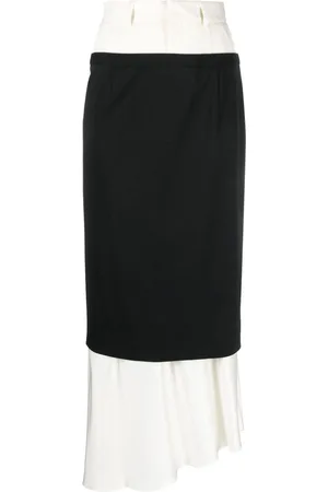 Maison Margiela Layered midi skirt