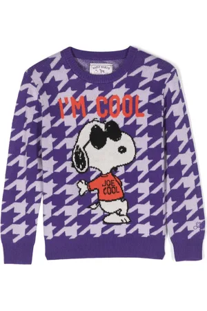 MC2 SAINT BARTH Patterned-intarsia houndstooth jumper