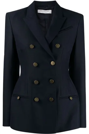 Serafini Peak-lapels double-breasted blazer