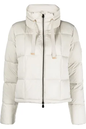 save the duck Logo-patch padded hooded jacket