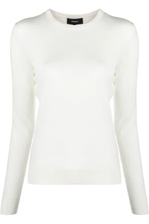 THEORY Long-sleeve wool jumper