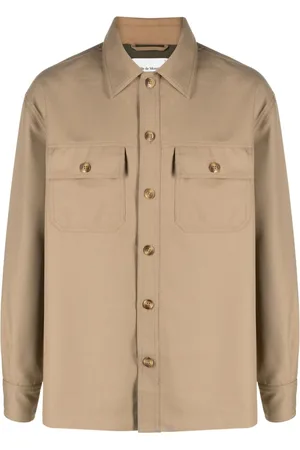 Drôle de Monsieur Long-sleeve flannel shirt