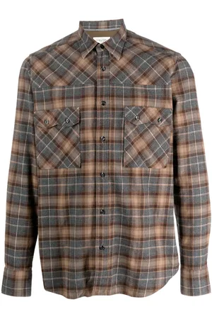 Tintoria Mattei Plaid-check cotton shirt