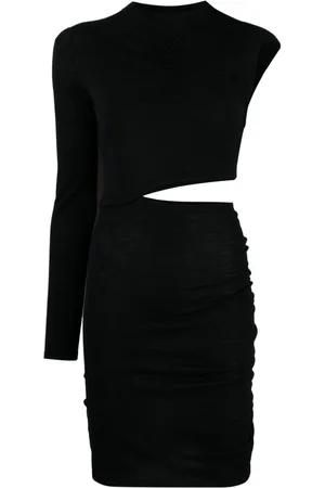 Isabel Marant One-sleeve cut-out minidress