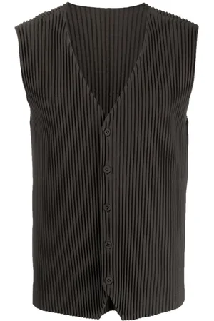 Issey Miyake Tailored Pleats waistcoat