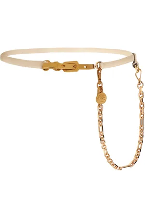 Etro Pegaso-medallion chain leather belt