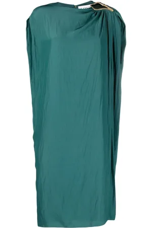 Lanvin Ring-detail midi dress