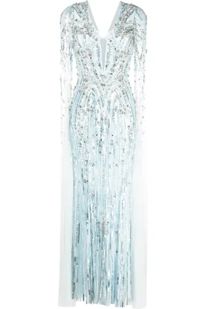 Jenny Packham Planelto sequin-embellished maxi dress