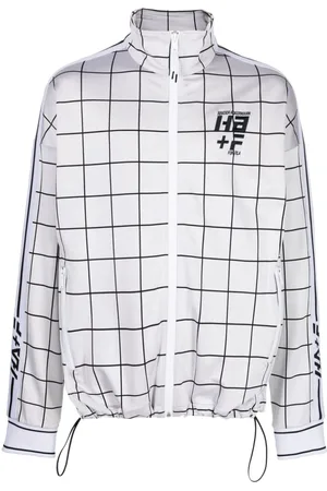 Haider Ackermann Logo-print checked jacket