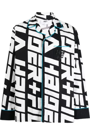 Haider Ackermann Monogram-print cotton shirt