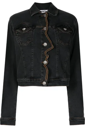 VIVETTA Trim-embroidered denim jacket