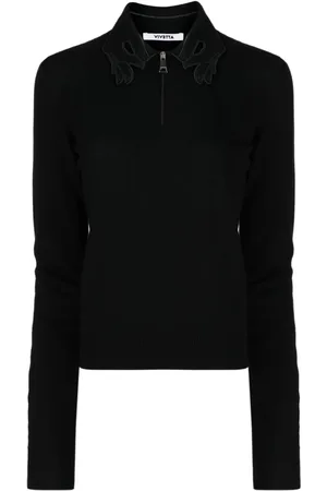 VIVETTA Logo-embroidered wool jumper