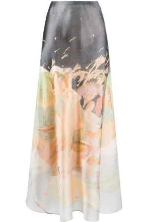 ZIMMERMANN Lyrical Bias flared maxi skirt