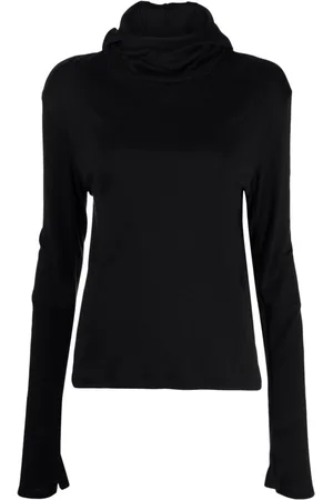 UNDERCOVER Hooded long-sleeve cotton-blend top