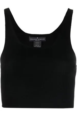 ERMANNO SCERVINO Virgin wool cropped top