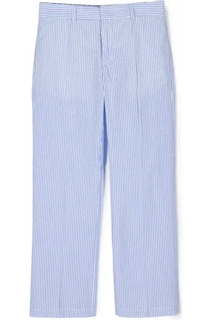 Ralph Lauren Striped cotton tailored trousers