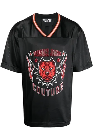VERSACE Basketball logo jersey T-shirt