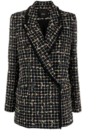 Twin-Set Double-breasted bouclé blazer