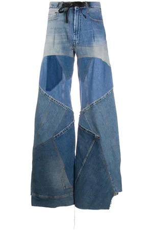 Tom Ford Patchwork-detail denim jeans