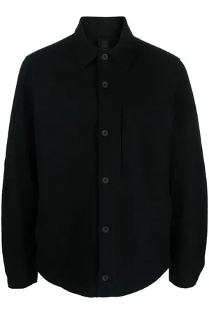 TRANSIT Felted virgin wool shirt