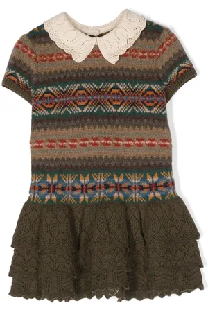 Ralph Lauren Fair Isle knitted minidress