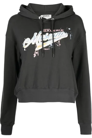 Musium Div. Graphic-print cotton hoodie
