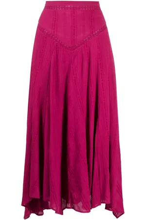 Marant Etoile Aline asymmetric high-waisted skirt