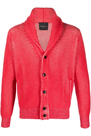 Roberto Collina Fisherman-knit wool-blend cardigan