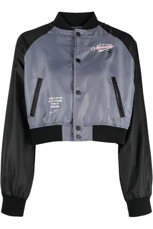 Musium Div. Embroidered cropped jacket