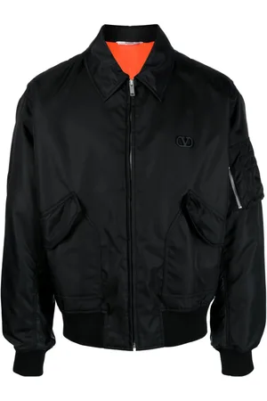 VALENTINO GARAVANI VLogo Signature-appliqué bomber jacket